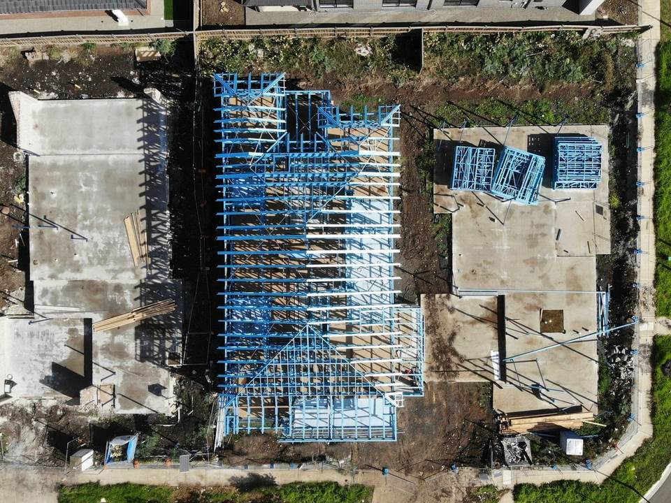 Reinforced slab before the pour - Pre-Construction Termite Barriers Sydney
