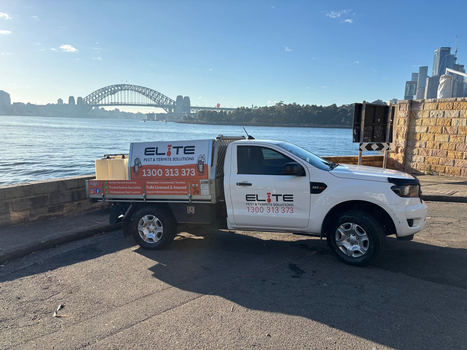 Elite pest technician at work