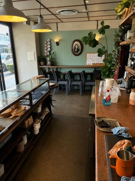Cafe interior maintained under a hospitality program