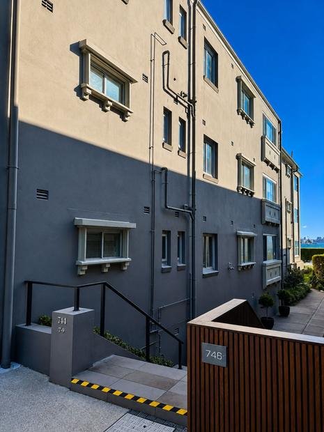 Multi-level residential building on a strata program